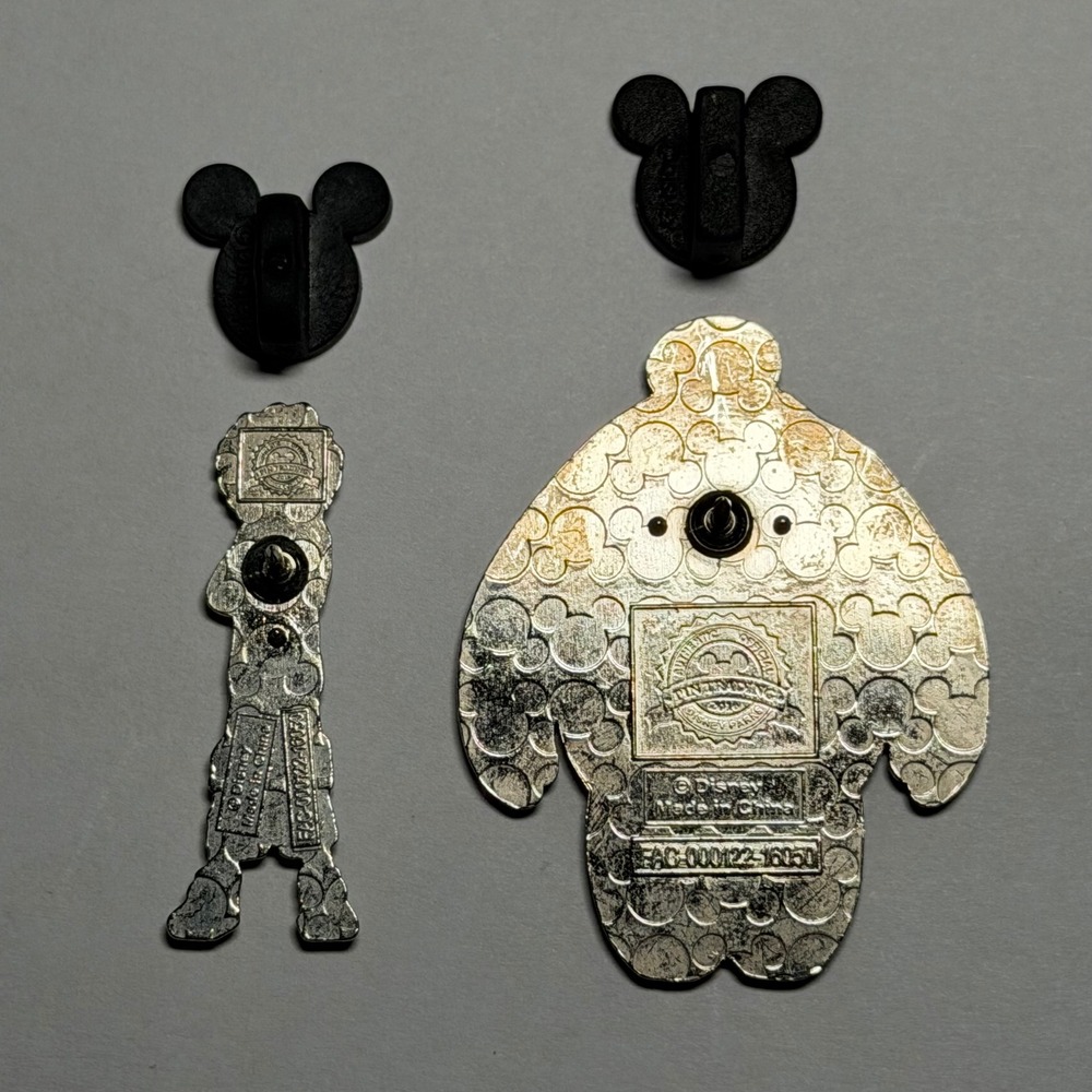 Disney Big Hero 6‎ Hiro Hamada and Baymax Enamel Pin Set 2016 Official Trading - Picture 5 of 5